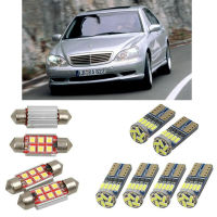 Interior led Car lights For s class w220 sedan bulbs for cars License Plate Light 6pc