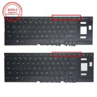 US/RU Backlit คีย์บอร์ดสำหรับ Asus ROG GX501 GX501V GX501VI GX501VSK GX501G GX501GI-XS74 0KNB0-6617US00 GX531 GX701 GX701V GM531