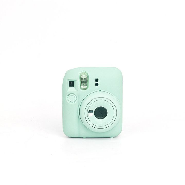 สำหรับ-mini12-fujifilm-instax-เคสครอบปกป้องซิลิโคนสำหรับกล้องสีลูกอมกระเป๋าสำหรับกล้องโพลารอยด์-mini-12อุปกรณ์เสริมกล้องสำเร็จรูป