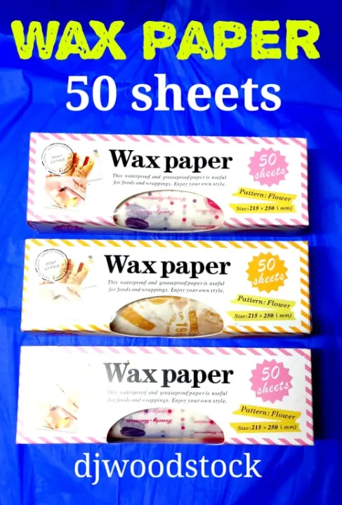 WAX PAPER WITH DESIGN 50pcs per pack | Lazada PH