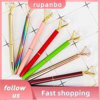 RUPANBO039392692 5Pcs เครื่องเขียนอุปกรณ์เครื่องเขียน ปากกาลูกลื่น หลากสี คริสตัลเพชรคริสตัล ปากกาสำหรับเขียน คุณภาพสูงมาก บลิง ออฟฟิศสำหรับทำงาน