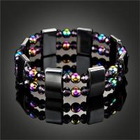 Superior Home Shop Biomagnetic Multi-shaped Jewelry Black Stone Bracelet for Men and Women