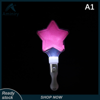 Aminiry[Love sports] LED GLOW Stick หัวใจดาวรูปร่างส่องสว่างคอนเสิร์ตเชียร์หลอดปาร์ตี้แสงติด