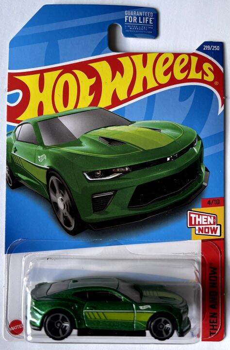 Hot Wheels - Then and Now - '18 Camaro SS Green (22A) | Lazada PH