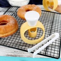 ELEGANT Creative Donut Maker Mold Food Grade ABS Plastic Cake Mould Bakeware Desserts Bread Cutter Kitchen Gadgets Baking Tool