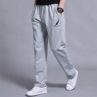 NGHG MALL-Mens thin casual pants youth new straight trousers casual sports pants loose trousers