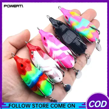 7cm/12g Artificial Soft Fishing Frogs Lure Bait Lifelike Design Fake  Fishing Lure For Saltwater Freshwater