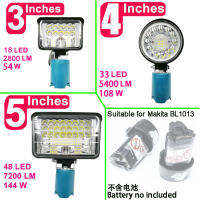 BL1013ไฟ LED ทำงานไฟฉายไฟฉายไฟฟ้าสปอตไลท์โคมไฟตั้งโต๊ะสำหรับ Makita 12โวลต์10.8โวลต์ Li-ion แบตเตอรี่สูง lo. การควบคุม cew