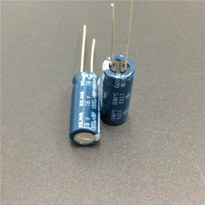 100pcs-1000uf-16v-elna-re3-series-8x20mm-16v1000uf-audio-capacitor
