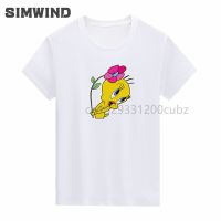 Funny Tweety Bird Men Daily White Tshirt Tshirtdrop