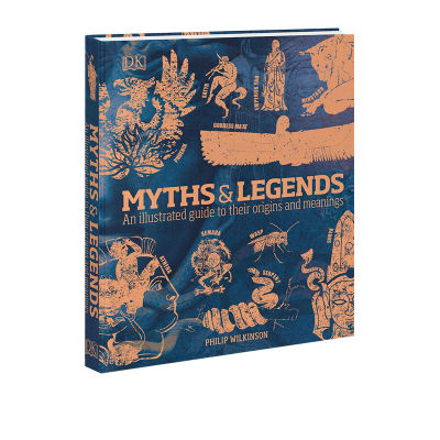 DK encyclopedia series myths and legends English original myths &amp; Legends world classic myth origin significance popular science history legend graphic guide hardcover full color