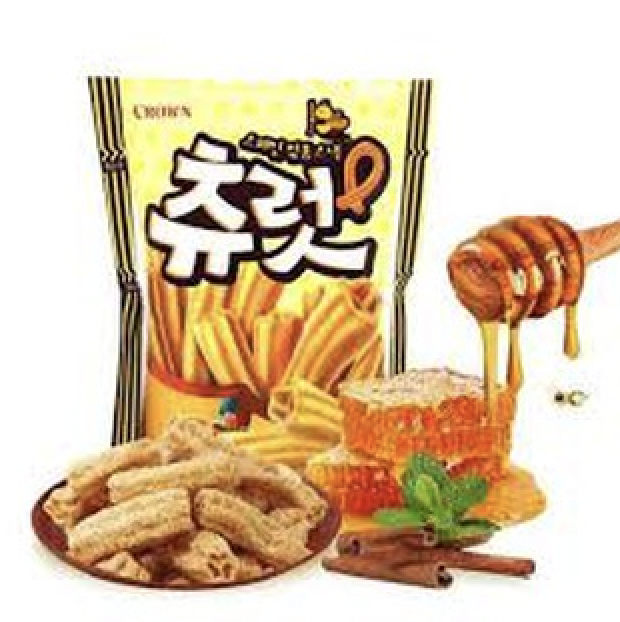 noona-mart-ขนมเกาหลี-ชูโรสอบกรอบ-รสออริจินอลและแอปเปิ้ล-ซินนาม่อน-crown-churros-original-amp-apple-cinnamon-flavor-84g