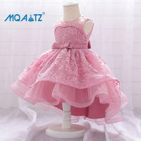 MQATZ Newborn Baby Girl Dress Beading Birthday Dress For Girl Clothing Lace Party Wedding Princess Dresses T1939XZ ngh