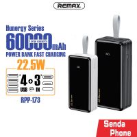 BESTSELLER สายชาร์ต เคเบิล Accessory แบตเตอรี่สำรอง REMAX รุ่น RPP-173 ความจุแบตเตอรี่ 60000 mAh พาวเวอร์แบงค์ ชาร์จเร็ว พร้อมสายคล้องและ ไฟ LED ## wifiAdapter  Micro usb แท่น ถ่ายรูป อุปกรณ์คอมครบวงจร อุปกรณ์ต่อพ่วง