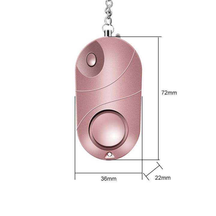 hot-sale-สัญญาณเตือนภัยส่วนบุคคล-120-130db-ปลอดภัยเสียงฉุกเฉินป้องกันตัวเองพวงกุญแจปลุกไฟฉายสำหรับผู้หญิงสาวเด็กผู้สูงอายุ-explorer-สีชมพู-1-แพ็ค-นานาชาติ