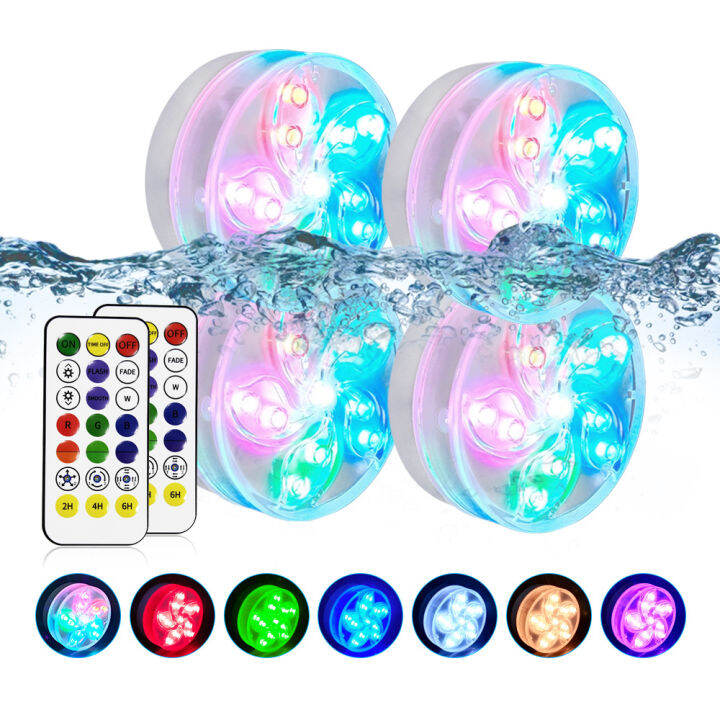 wangyulanLED aquarium light illusion RGB flashing LED fish tank water