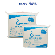 Khăn khô đa năng cho bé likado 600gram combo 2 gói kt 15 x20cm