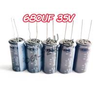 C 680UF 35V C680UF 35V C680UF35V ทนร้อนสูง105C คาปาซิเตอร์680UF35V