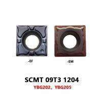 SCMT CNC แทรก SCMT09 SCMT12 09T302 09T304 09T308 120404 120408 EM EF YBG202 YBG205 สําหรับเครื่องกลึงเครื่องมือตัดบาร์คว้าน