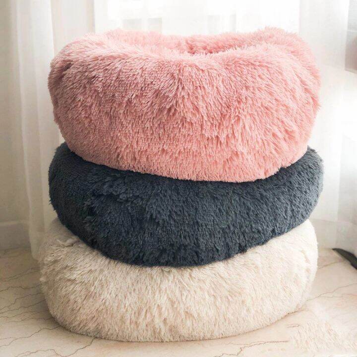 ส่งจากไทย-มีเก็บเงินปลายทาง-ที่นอนสัตว์เลี้ยง-รังสัตว์เลี้ยง-ที่นอนแมว-pet-fur-bed-ที่นอนแมว-ขนนุ่มฟู-ที่นอนหมา-เบาะนอน