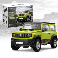 HG4-53เอชจี1/16 2.4กรัมรถ RC 4WD สำหรับ SUZUKI JIMNY ตีนตะขาบหินไฟ LED จำลองเสียงออฟโรดรถเข็นของ RTR แบบสัดส่วนเต็มรูปแบบของเล่นสำหรับเด็กผู้ชายวันเกิดสำหรับเด็กของขวัญ