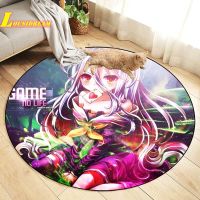 Anime Unicorn Game Pattern Round Rug Living Room Bedroom Rug Kitchen Bathroom Mat Chair Mat Yoga Mat Area Rug Birthday Gift