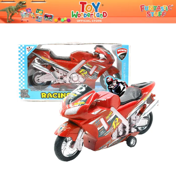 Toy Wonderland Friction Racing Motorcycle, Toys for Kids Lazada PH