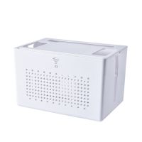 Double-layer Wireless Wifi Router Storage Box Desktop Socket Wire Organizer Box