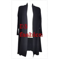 NEWD3(74B)Women Long Sleeve Cardigan WARNA-WARNA(LABUH) Baju Kardigan Lenggan Panjang Wanita (KNEE) {READY STOCK}