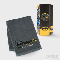 DOSH TOWEL BATMAN ผ้าเช็ดตัว  สีเทาเข้ม ขนาด27x54นิ้ว EBMW5000-GB