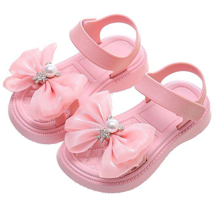 pull-back-girls-sandals-2023-new-summer-korean-version-childrens-students-middle-aged-and-older-childrens-soft-soled-beach-shoes-fashion