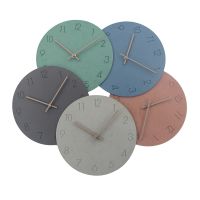 [COD] Spanish clock extremely simple wooden wall creative living room mute watch