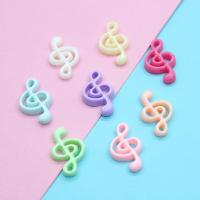 20pcs 21x14mm Resin Music Note Flatbacks Novelty DIY Crafts Cabochon Decorations Scrapbooking Cardmaking