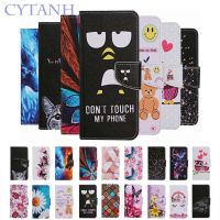 Y5P Y6P Cartoon Flip Case on Huawei Y5 Y6 Y7 2019 Coque Y5P Y6P Y7P 2020 Y5 2018 Funda Magnetic Painted Wallet Leather Hot Cover