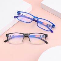 Fashion Anti-Blue Light Gradient Rrectangle Reading Glasses Men Women Urltra-Light Eye Protection Eyeglasses