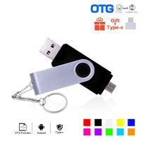 Usb Flash Drives 128GB 256GB OTG Pen Drive 32gb Pendrive Personalized Type C Usb Stick 2.0 128mb 4gb 8g 16gb 64gb for Smartphone