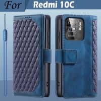 For Xiaomi Redmi 10C Case Redmi 10C Cover Funda Etui Magnetic Wallet Card Book Leather Flip Mobile Case For Redmi 10C Phone Case