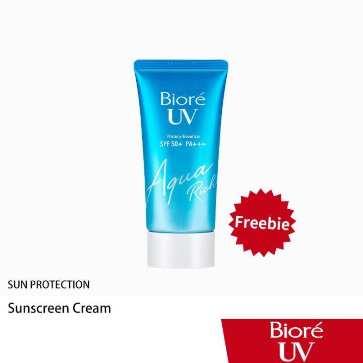 Japan Suncreen Cream BIORE UV Aqua Rich Watery Essence Sunscreen Rich