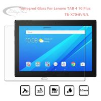 9H พรีเมี่ยมกระจกนิรภัยสำหรับ Lenovo TAB 4,แผ่นป้องกันหน้าจอแท็บเล็ต X704 TB สำหรับ TAB4 10 Plus TB-X704F กระจกฟิล์ม TB-X704L