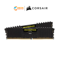 RAM (แรมพีซี) 16GB (8GBx2) DDR4 3200MHz CORSAIR VENGEANCE LPX BLACK ประกัน LT (CMK16GX4M2E3200C16)