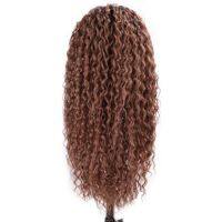 AISI HAIR Black Long Curly Lace Wigs with Baby Hair for Women Loose Hair Synthetic Lace Front Wigs Heat Resistant Fiber Gift ของขวัญ