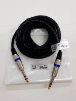 Cable microphone 6.5mm to6.5mm สายไมค์ สายเสียง 6.5 เป็น 6.5 อย่างดี ความยาว 5 เมตร ทองแดงแท้ สัญญานเต็ม สายหนา เส้นใหญ่ แข็งแรงทนทาน