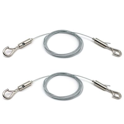 2 Pack Stainless Steel Wire Rope 50 Lbs for Hanging Mirror