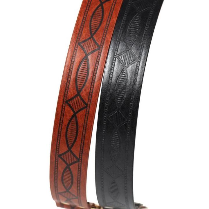 medieval-belt-renaissance-knight-belt-embossed-pu-leather-o-ring-belt-190cm-celtic-battle-knight-belt-costume-larp-accessories-everyday