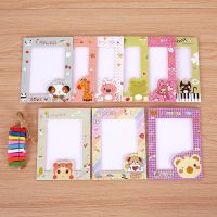 【CW】 9Pcs/set 6inch Cartoon Paper Photo Frame Hanging Picture Album Banners Wedding Birthday Decorations Kids