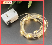 BVZGVG ของขวัญ ปีใหม่ คริสต์มาส ไฟสตริงกลางแจ้ง นางฟ้า ไฟตกแต่ง LED โคมไฟพวงมาลัย