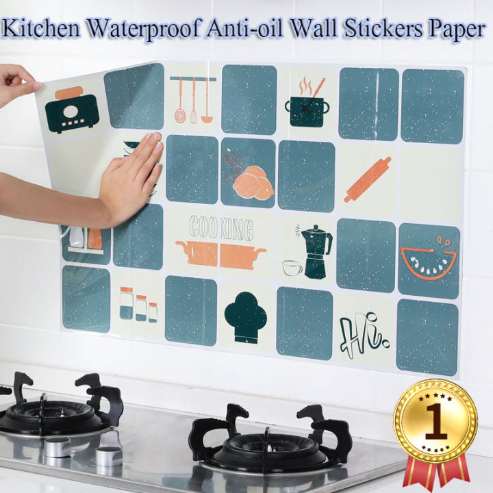 Oil Proof Self Adhesive Kitchen Wallpaper High Temperature Resistant Home  Film | eBay