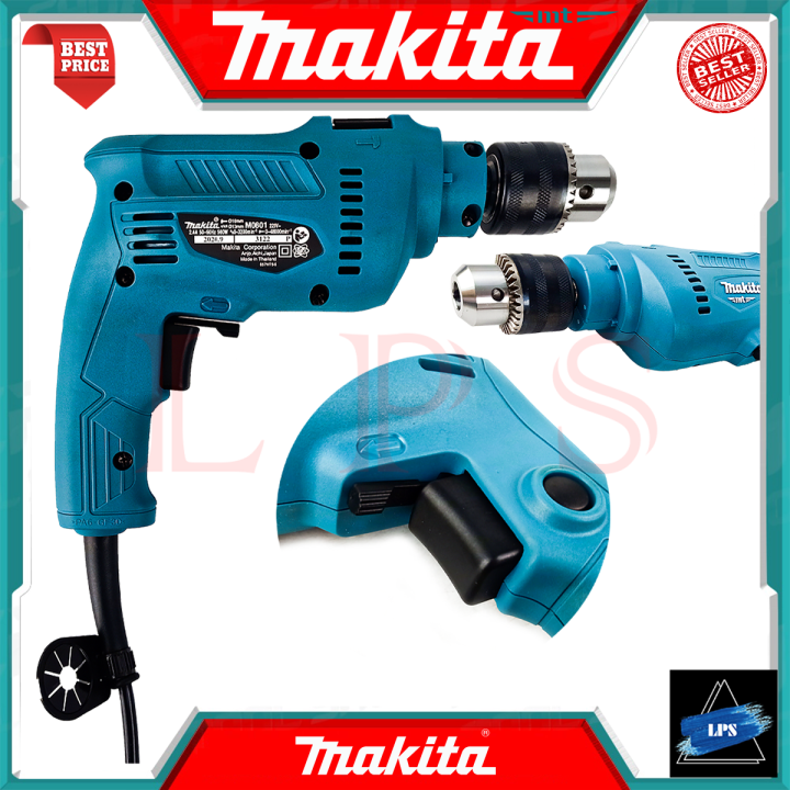 makita-hammer-drill-สว่านไฟฟ้าเจาะกระแทก-สว่านเจาะกระแทก-สว่านไฟฟ้า-16mm-รุ่น-m0801b-การันตี