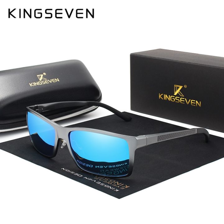 kingseven-แว่นตากันแดดแมกนีเซียมอลูมิเนียมดีไซน์ใหม่-แว่นตาขับรถโพลาไรซ์ทรงสี่เหลี่ยมอุปกรณ์แว่นตากันแดดชายสำหรับผู้ชาย