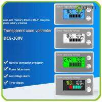 CUFEI จอ LCD แสดงผล ตัวแสดงความจุแบตเตอรี่ DC8-100V ลิเธียม LiFePO4เซลล์ตะกั่วกรด มิเตอร์ไฟฟ้ามิเตอร์ ของใหม่ มืออาชีพอย่างมืออาชีพ โวลต์มิเตอร์แบบดิจิตอล